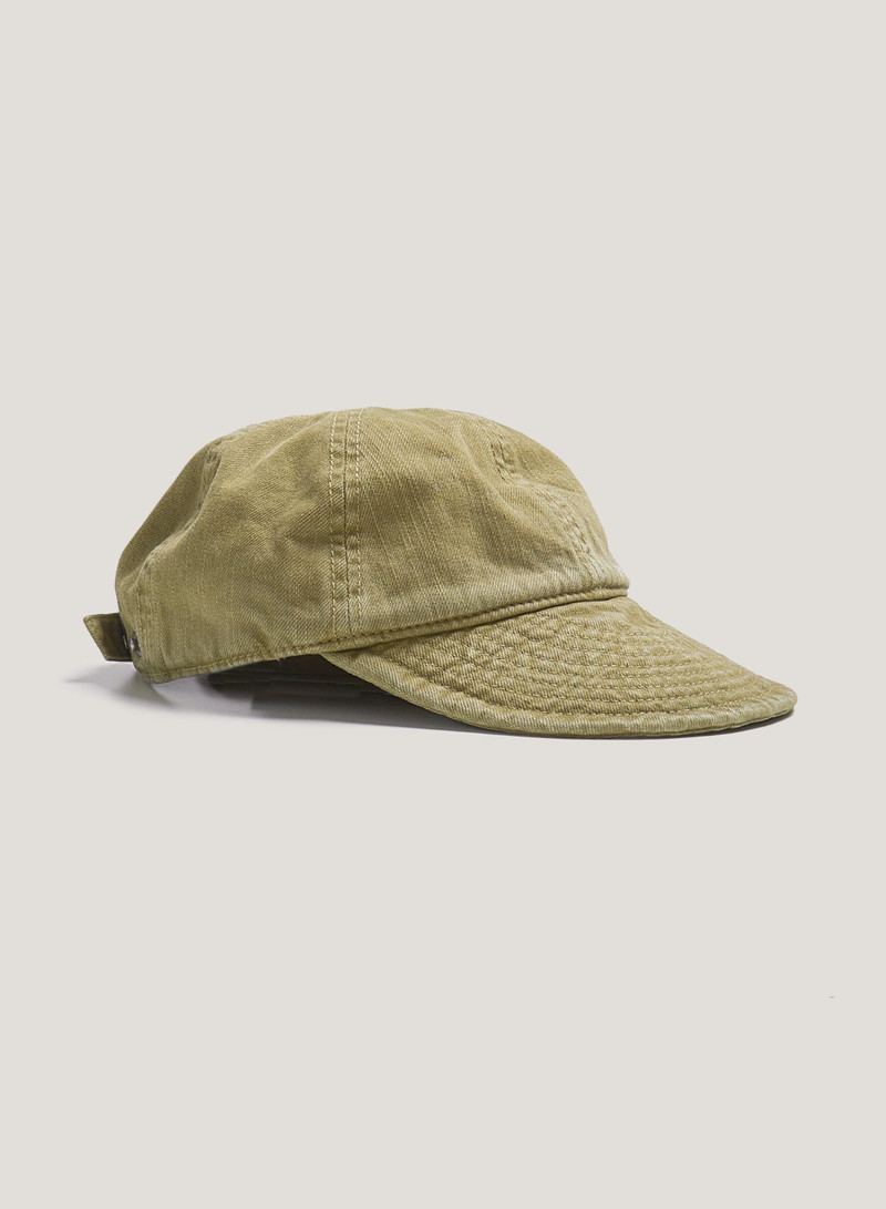 Nigel Cabourn Mechanics Cap in British Tan outlook