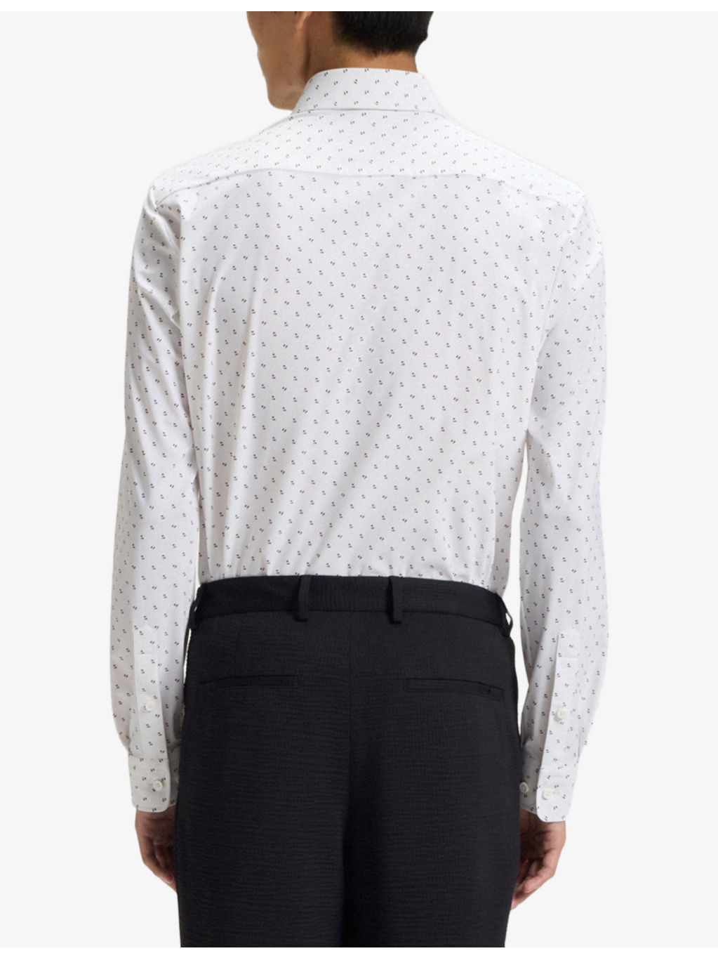 Printed Slim-Fit Woven Shirt - 4