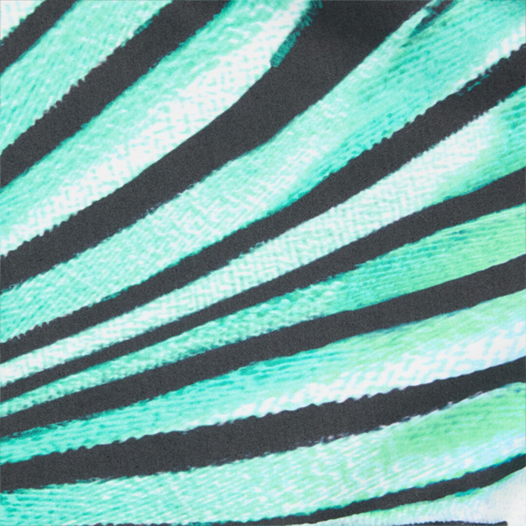 Ray Of Sea Print Cotton Midi Skirt - 5