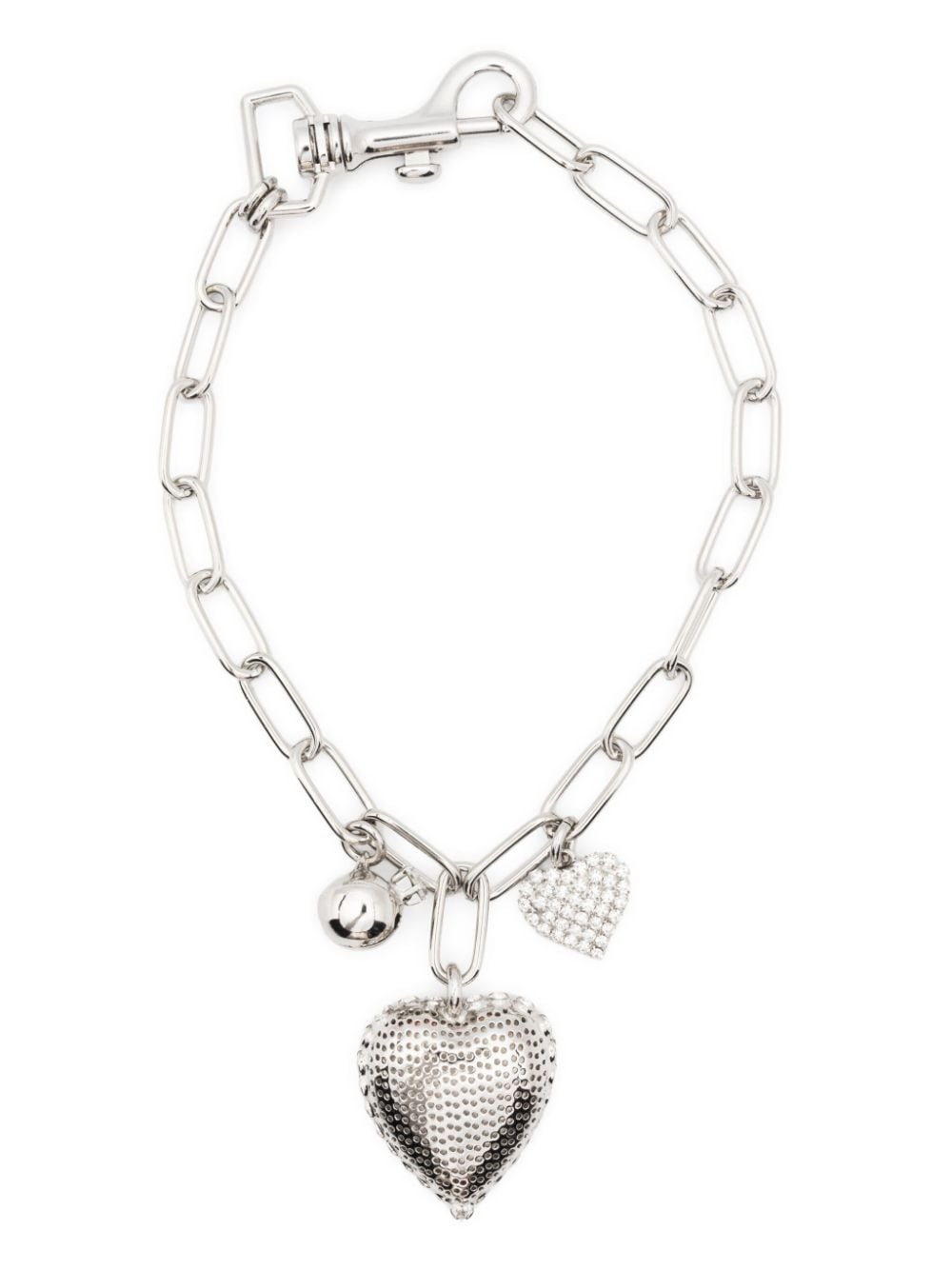 heart-pendant chain necklace - 1