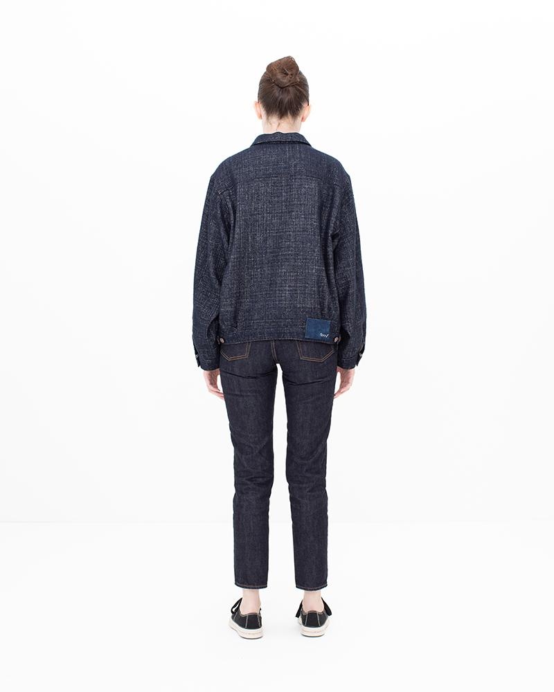 101X JKT (SILK DENIM) W NAVY - 4