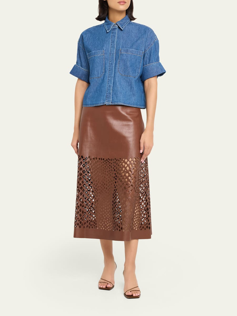 TWP My Newest Mistake Shirt in Denim outlook