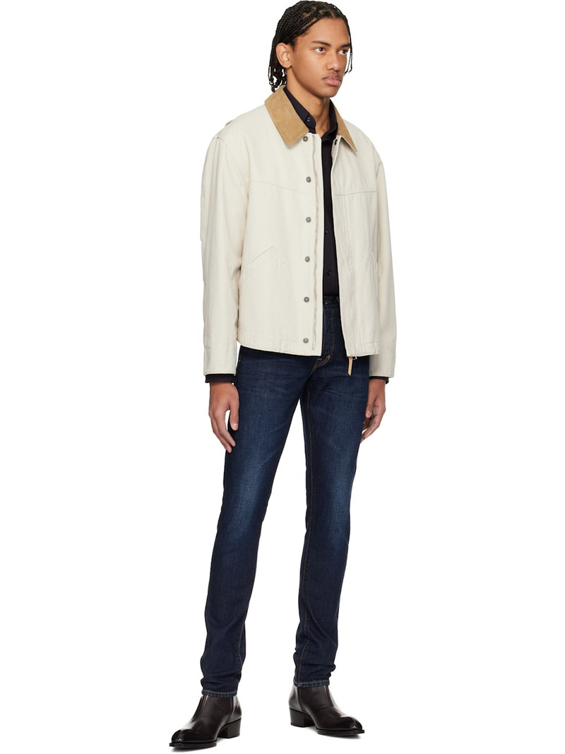 TOM FORD Tan Cotton Canvas Workwear Jacket outlook