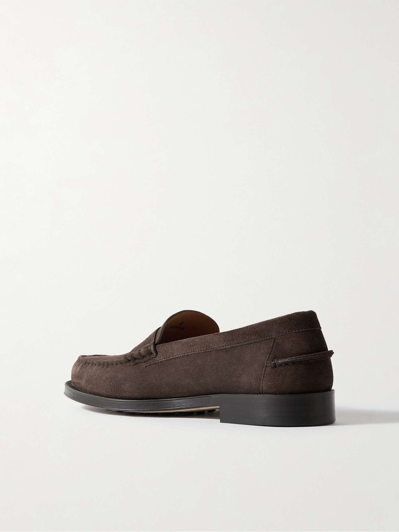 Suede Penny Loafers 4