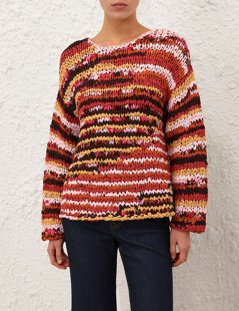 Zimmermann LUNA RIBBON KNIT SWEATER outlook