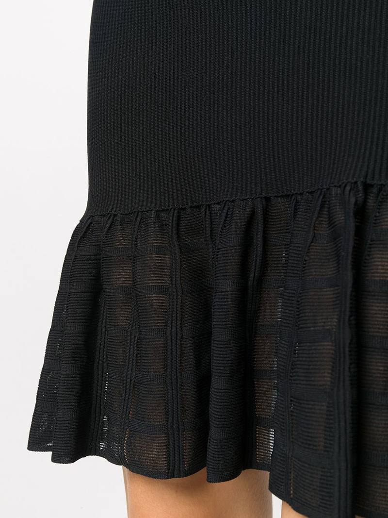 Ottoman knit mini dress 5