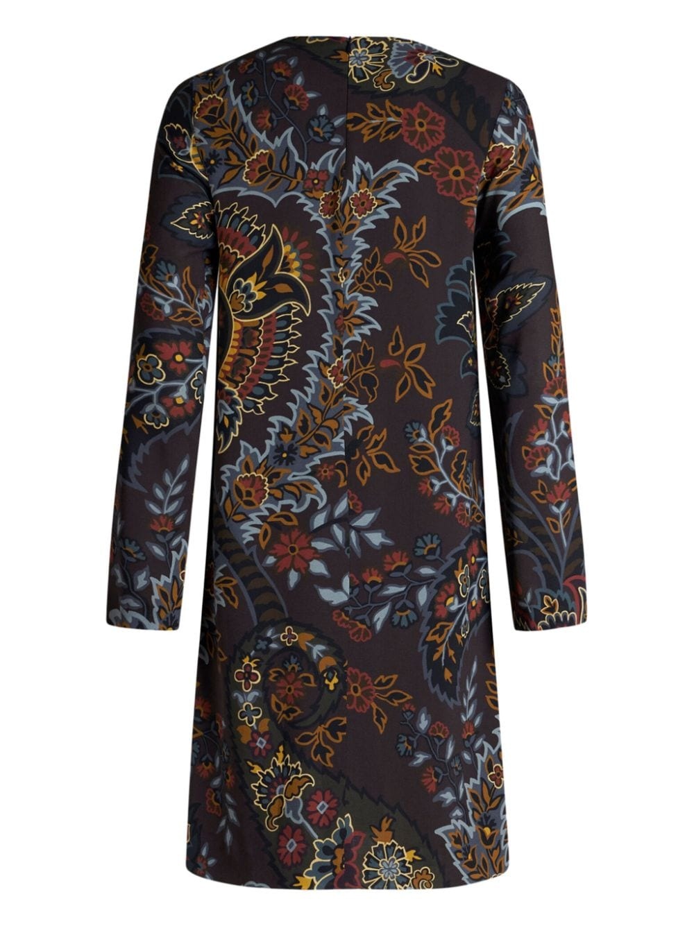 paisley print tunic dress - 2