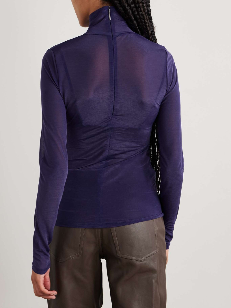 Isse stretch-jersey turtleneck top 4