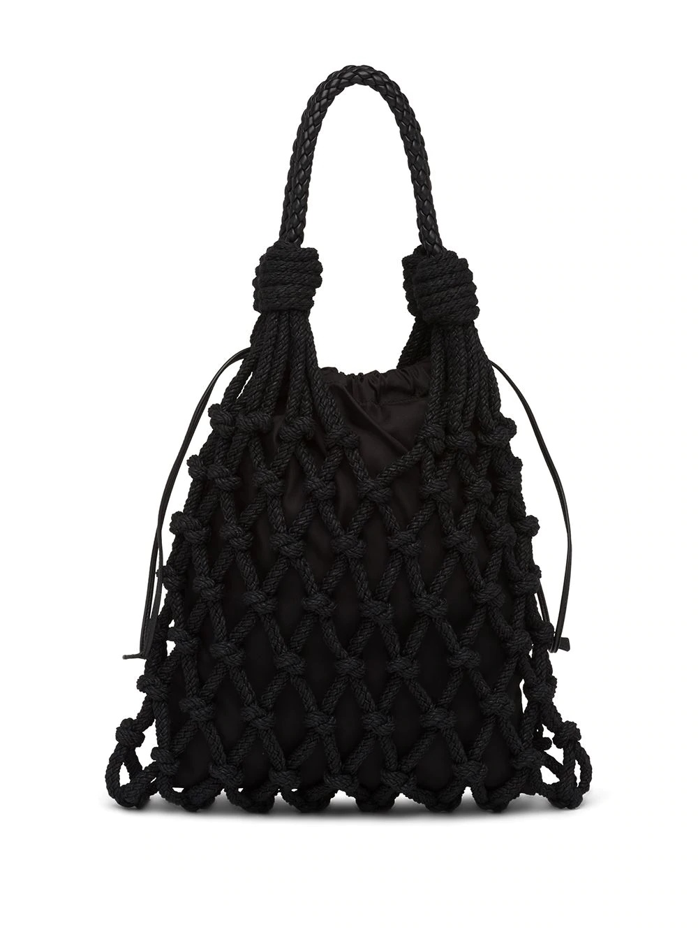 knotted cord tote bag - 3