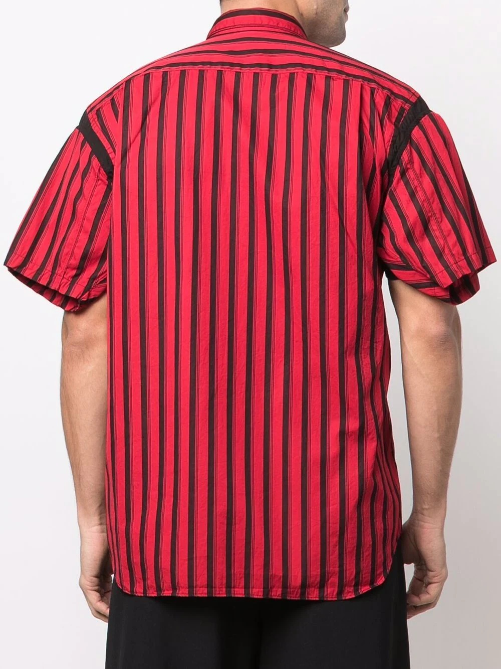 striped short-sleeve shirt - 4