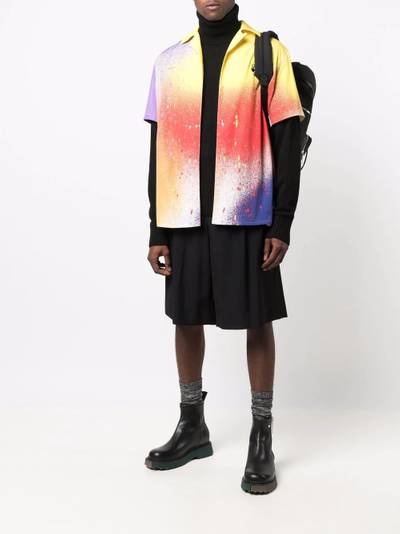 Off-White x Katsu abstract-print short-sleeve shirt outlook