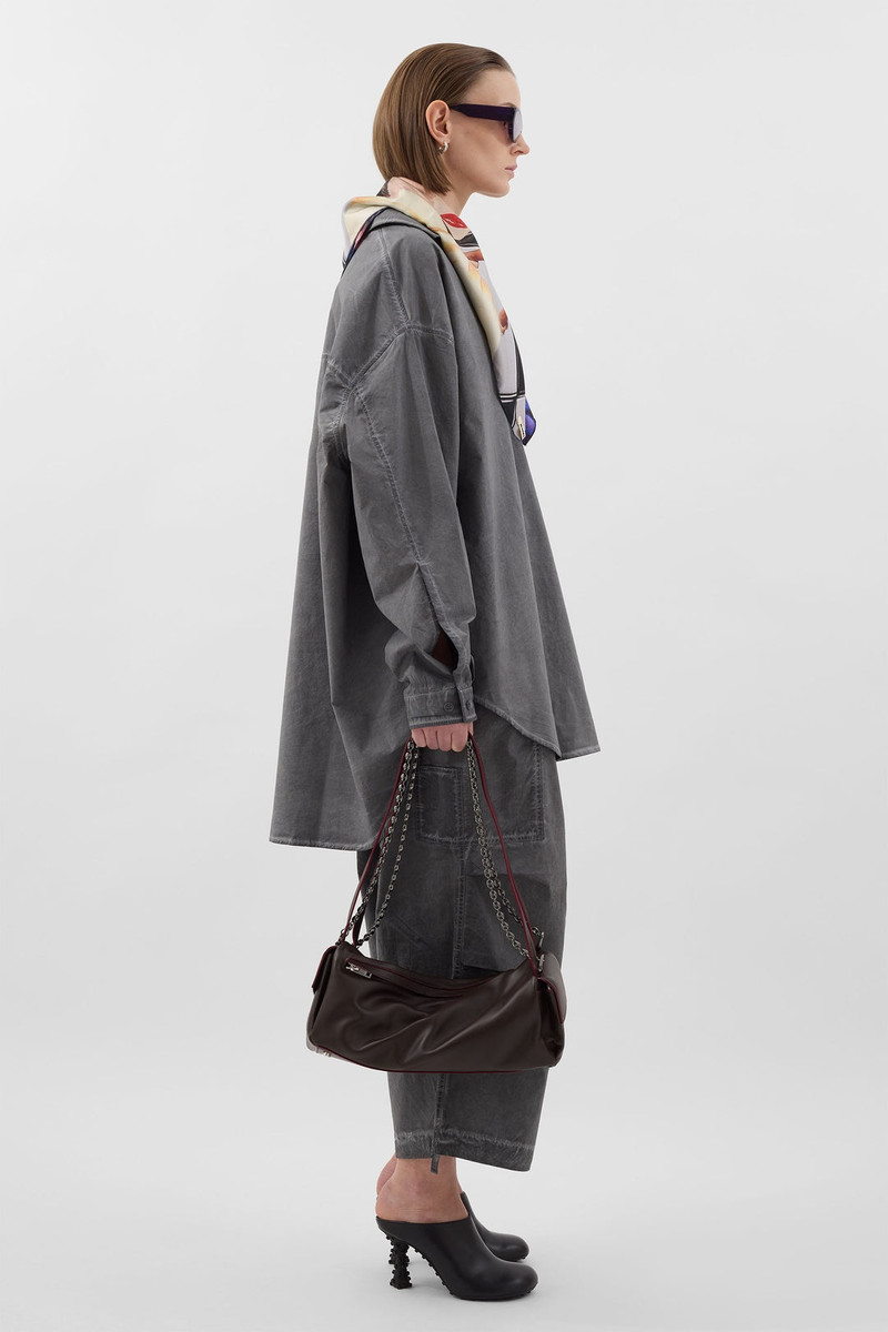 CARGO PANTS W COULISSE / anthracite 4