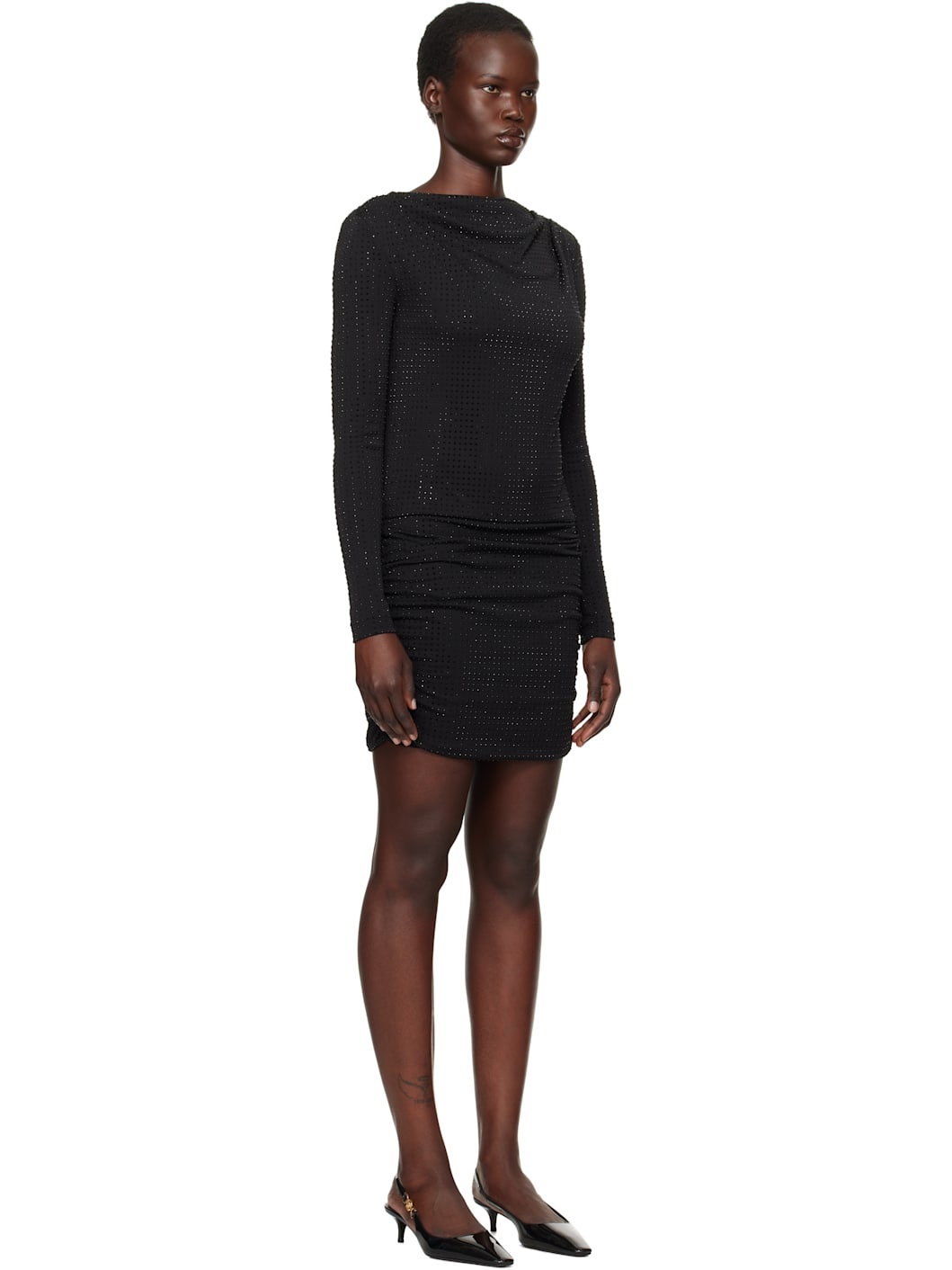 Black Crystal Minidress - 2