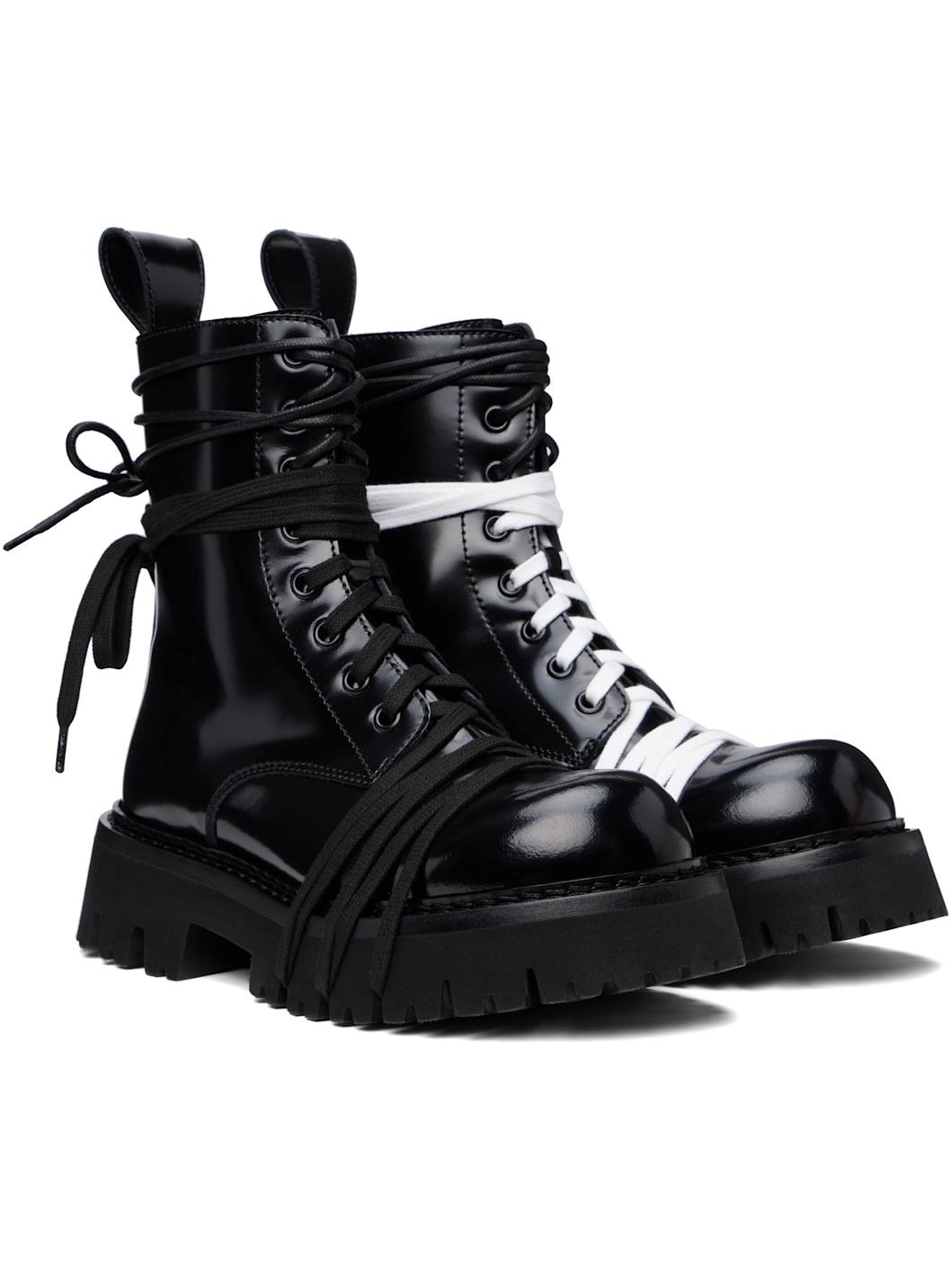 Black Biker Boots - 4