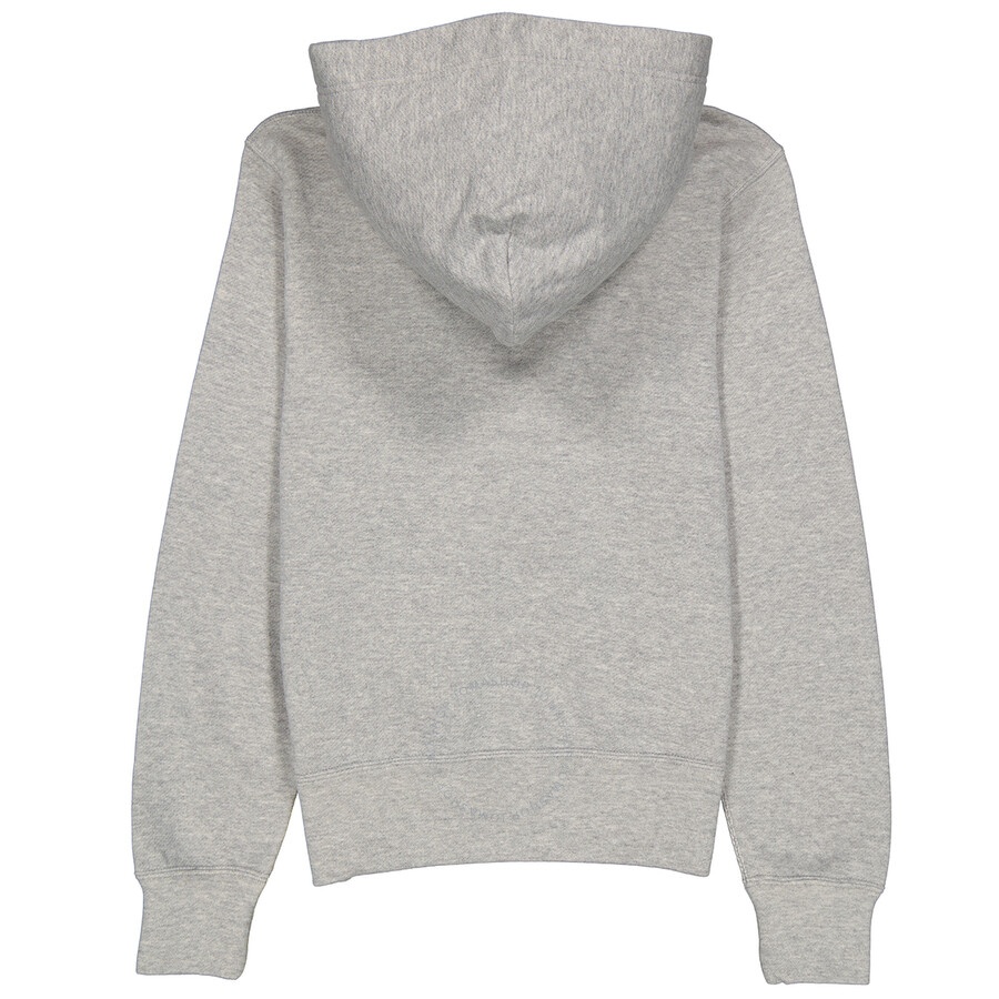 Comme Des Garcons Long-sleeve Embroidered Heart Logo Hoodie - 5