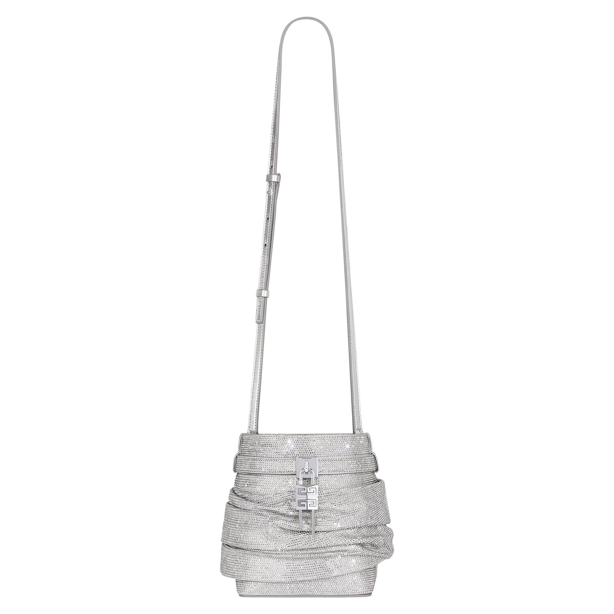 Givenchy Shark Lock Bucket Bag 'Light Silvery' - 3