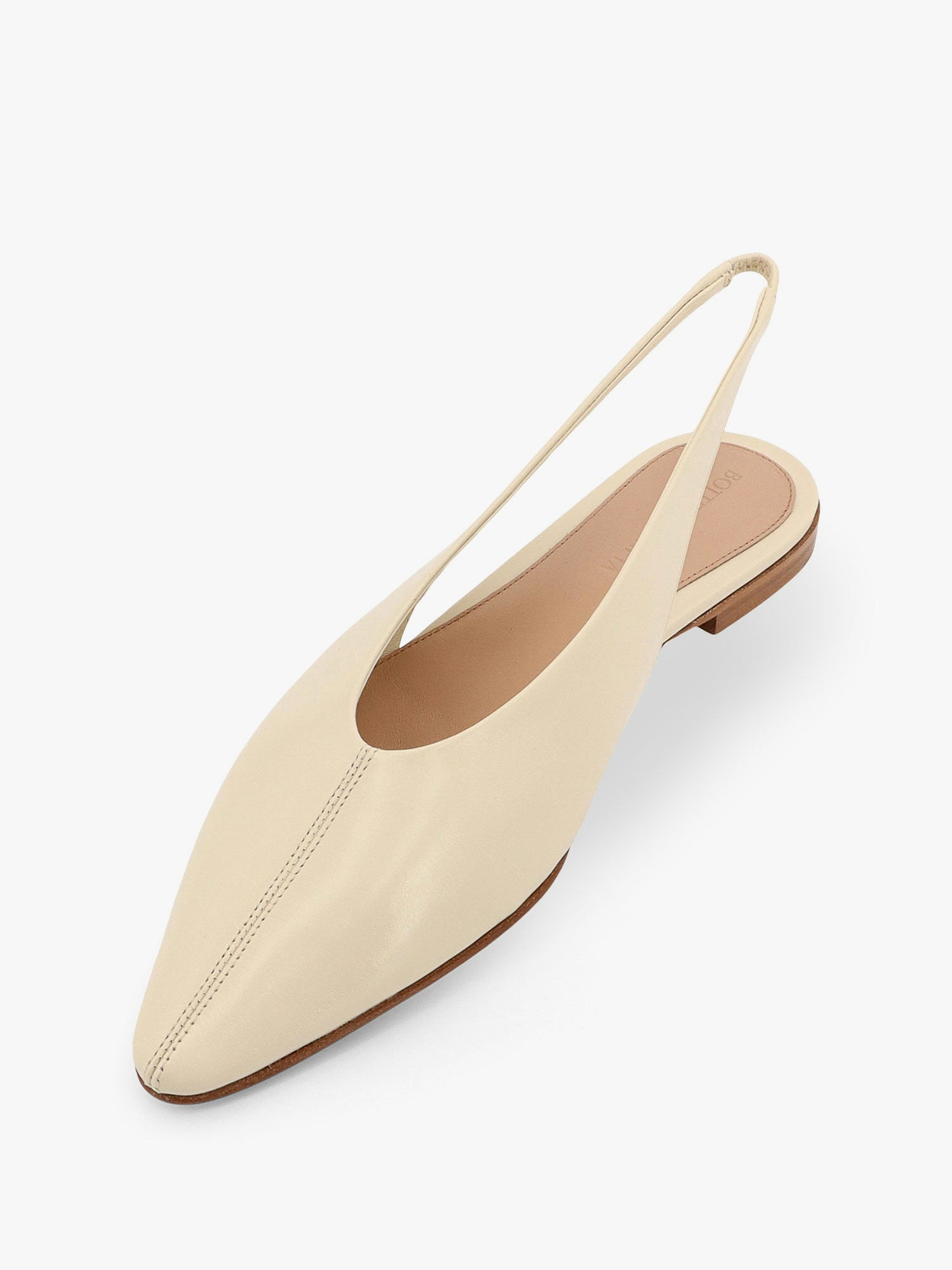 Sofia Flat Leather Slingback - 4