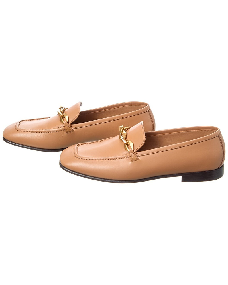 JIMMY CHOO Jimmy Choo Diamond Tilda Leather Loafer (Authentic Pre-Loved) outlook