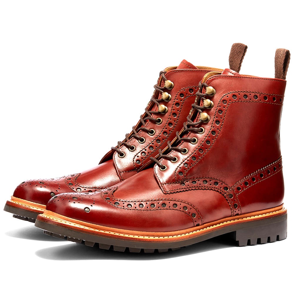 Grenson Fred Commando Sole Brogue Boot - 1