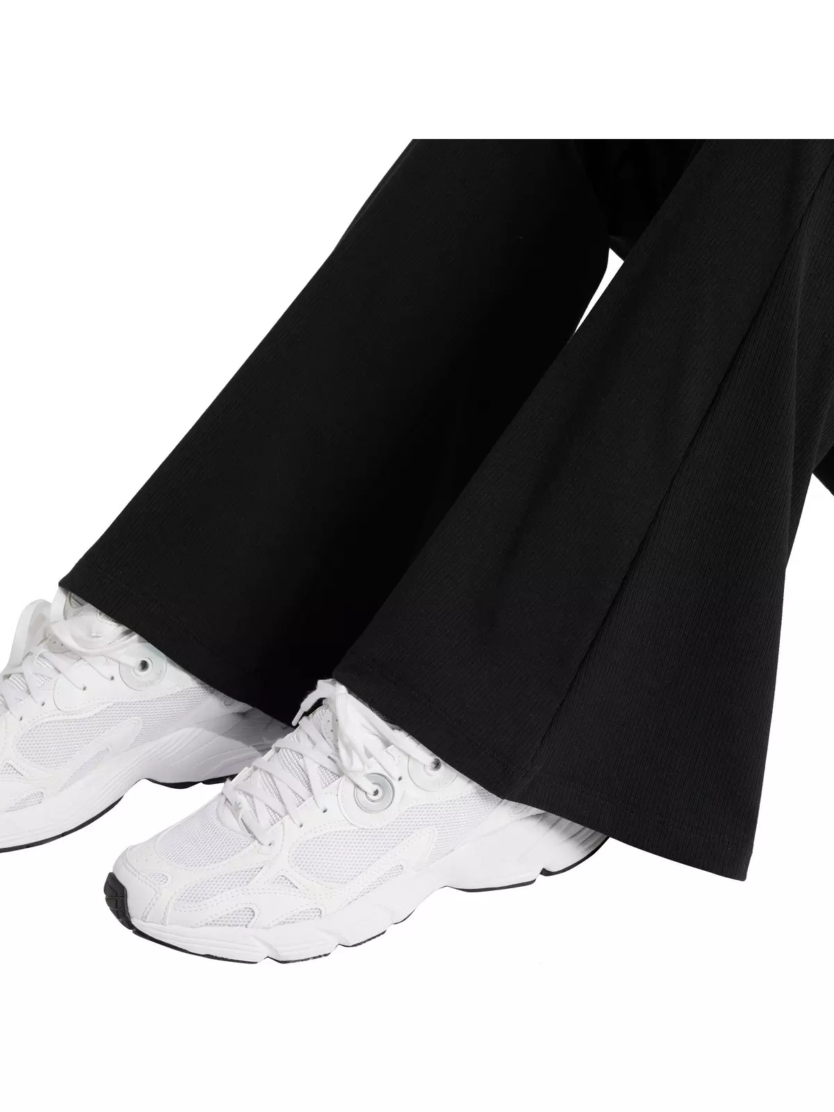 Originals Women's Essentials Rib Flared Leggings-Black - 3