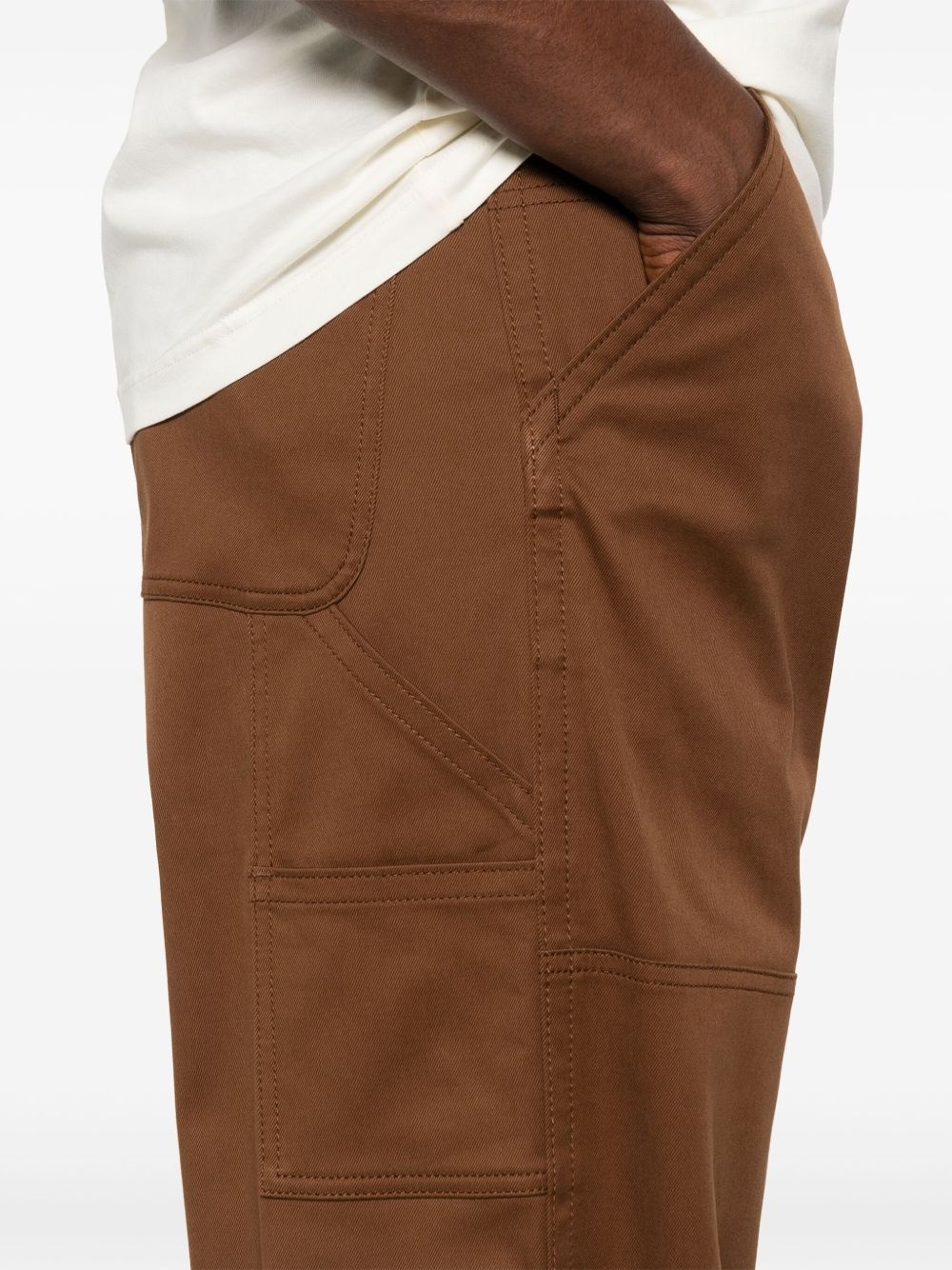 stretch-cotton pants - 5
