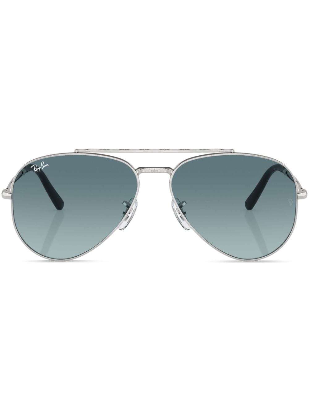 Aviator logo-print sunglasses - 1