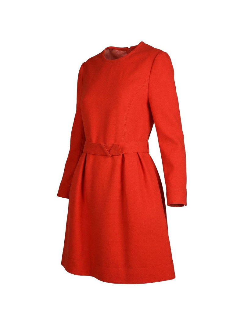 belted long-sleeve mini dress 3