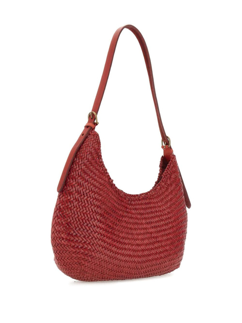 DRAGON DIFFUSION woven-leather shoulder bag outlook