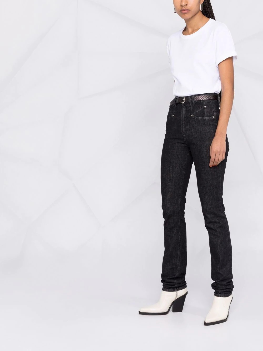 cotton logo-appliqué T-shirt - 4