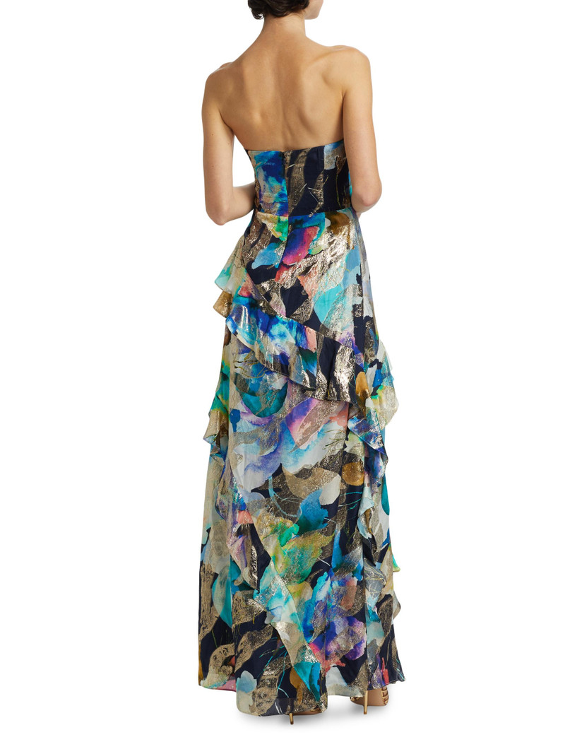 Women's Dominika Strapless Gown - Spring Navy Marble 5