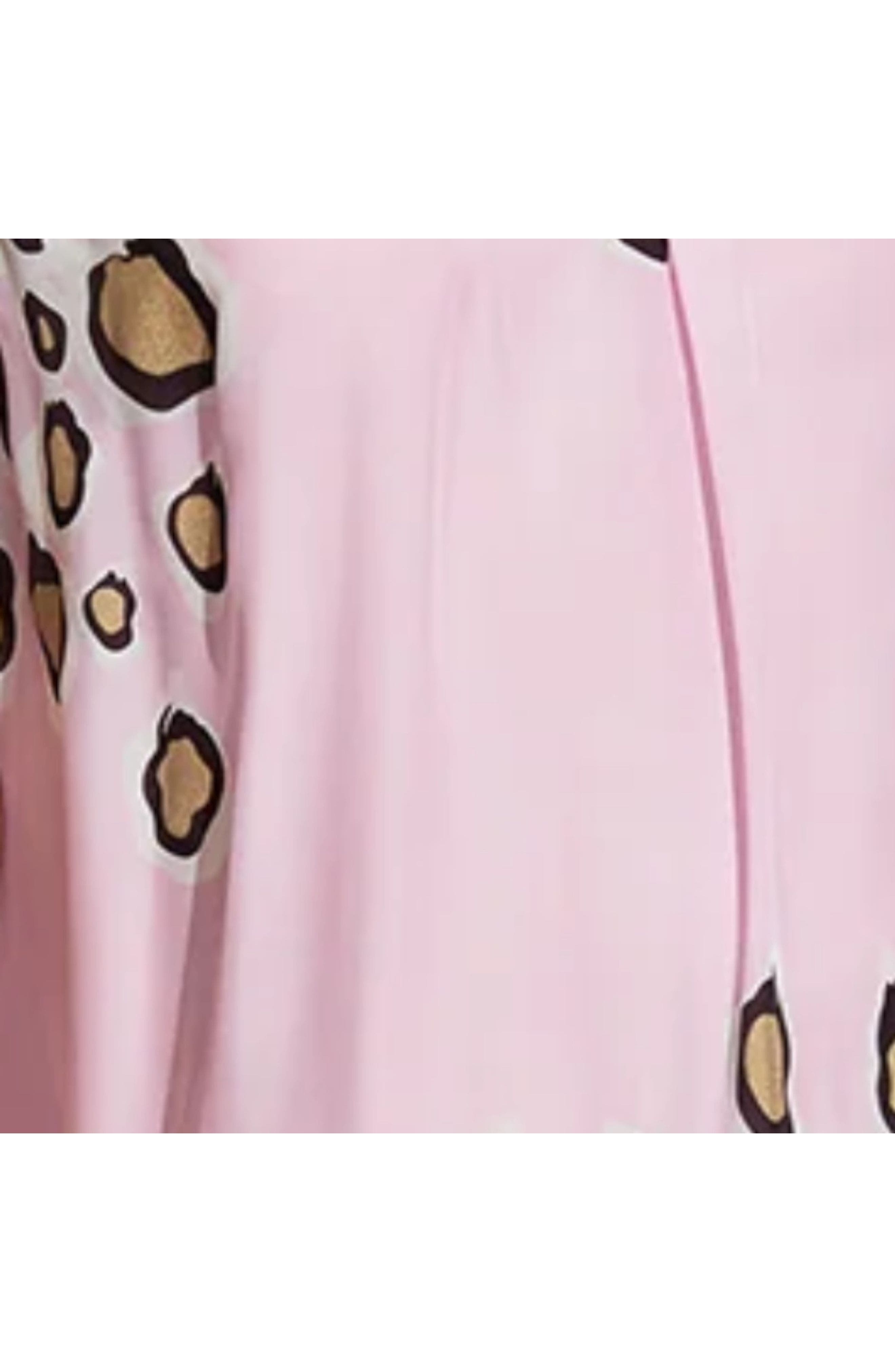 Cynthia Rowley Amalfi Sleeveless Midi Dress in Pink Gold at Nordstrom - 4