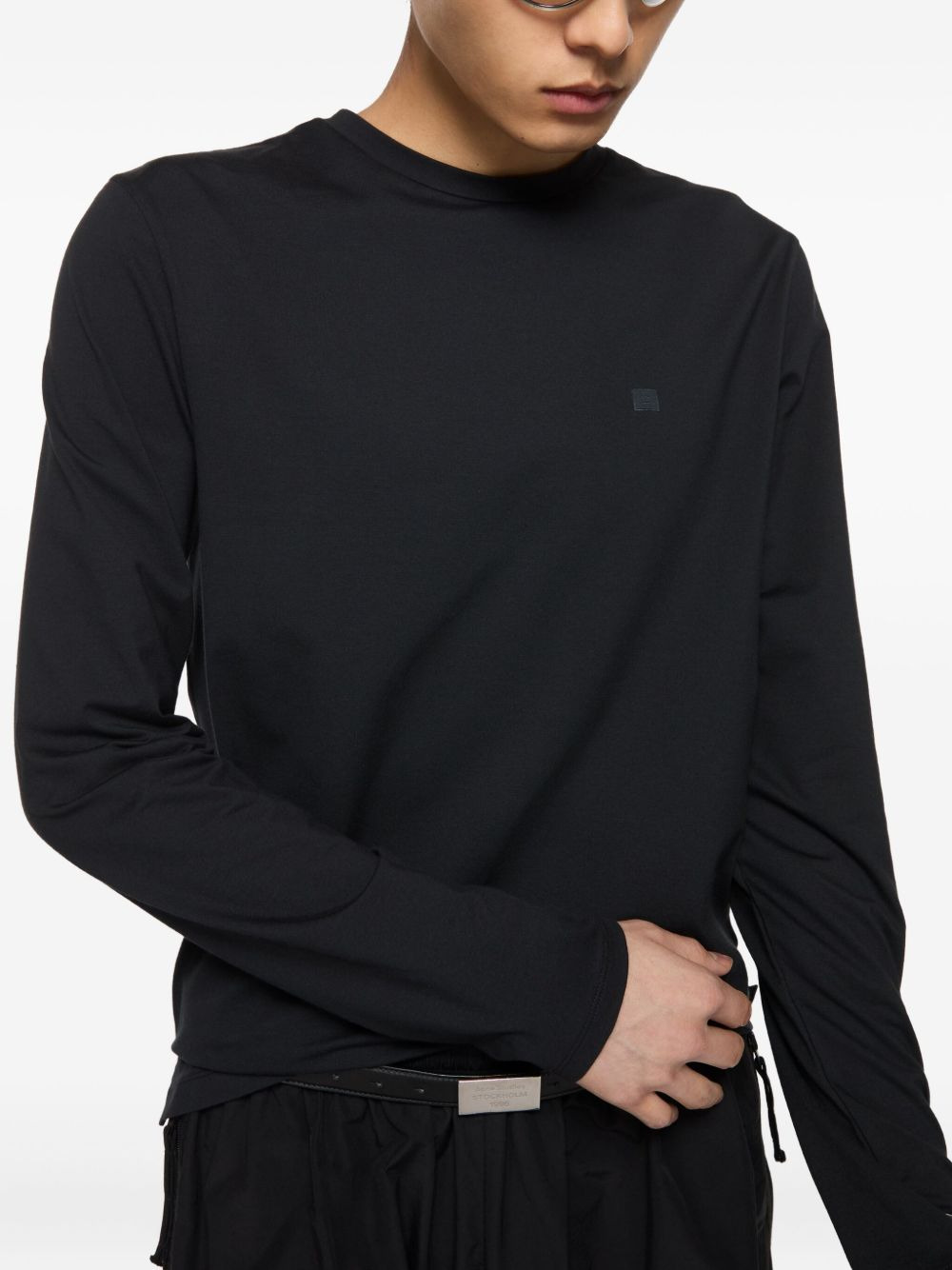 logo-patch long-sleeve T-shirt - 4
