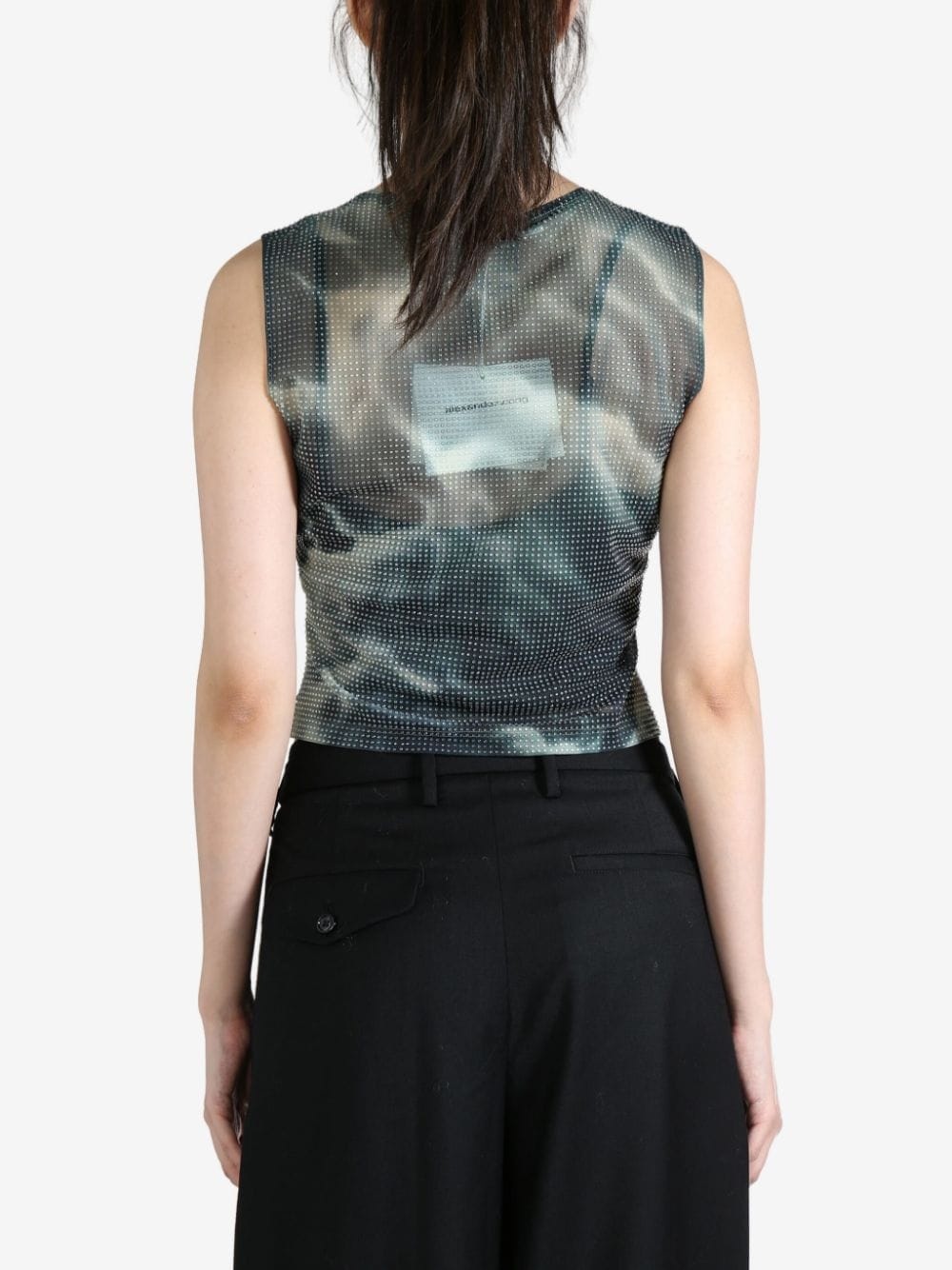 sheer crop top - 3
