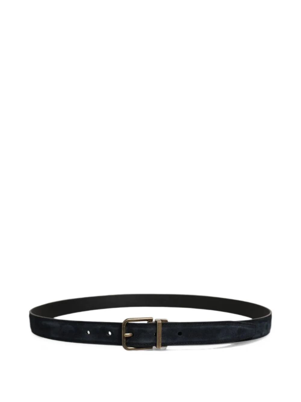 suede-finish buckle belt - 1