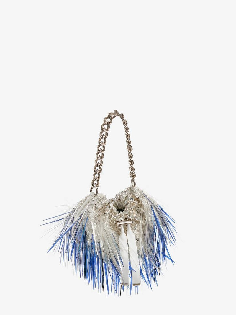 Alexander McQueen The Mini Ball Bundle in Silver/blue outlook