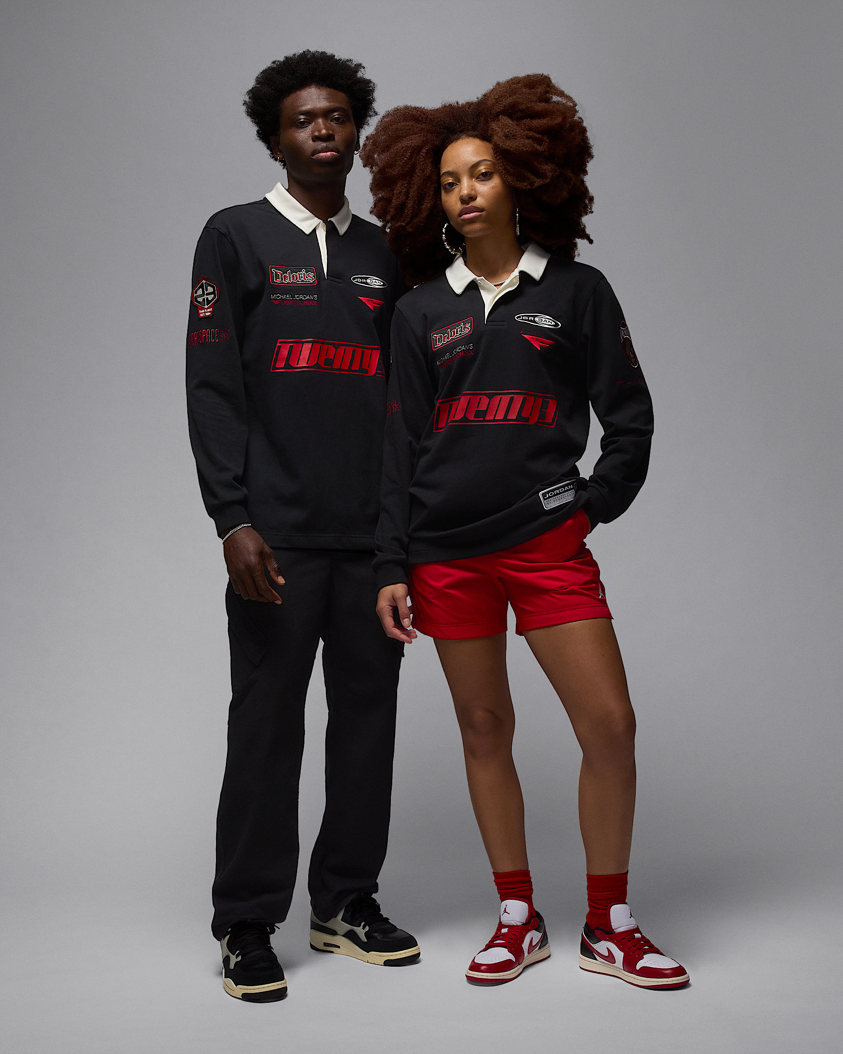 Jordan Essentials Men's Long-Sleeve Rugby Top - 10