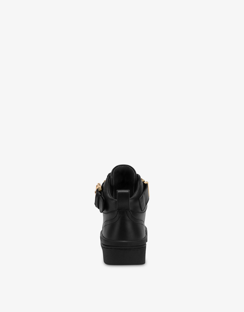 Moschino NAPPA LEATHER BASKET SNEAKERS outlook