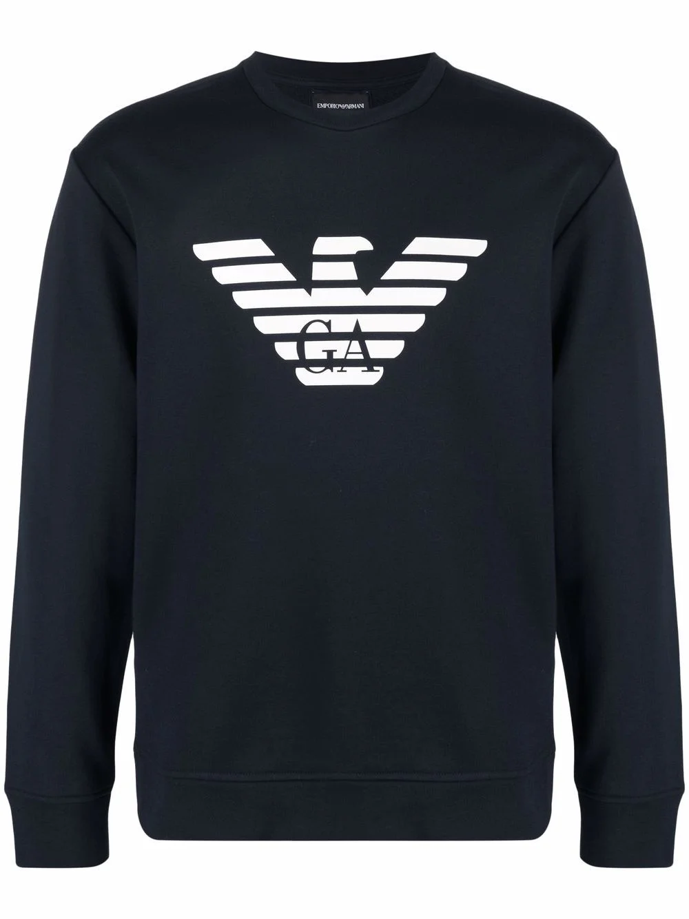logo-print crew-neck sweatshirt - 1