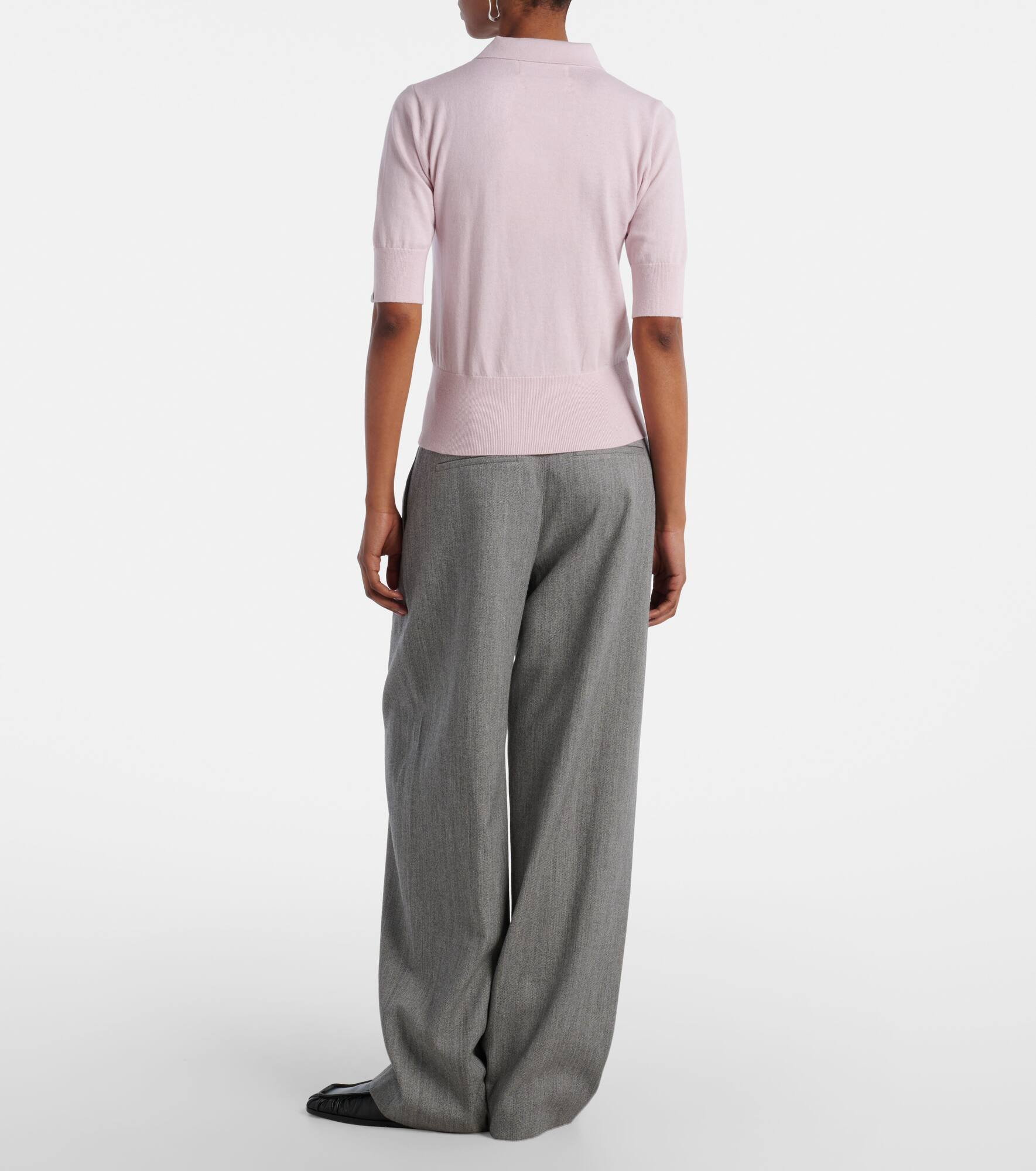 N°351 Park cotton and cashmere polo shirt - 3