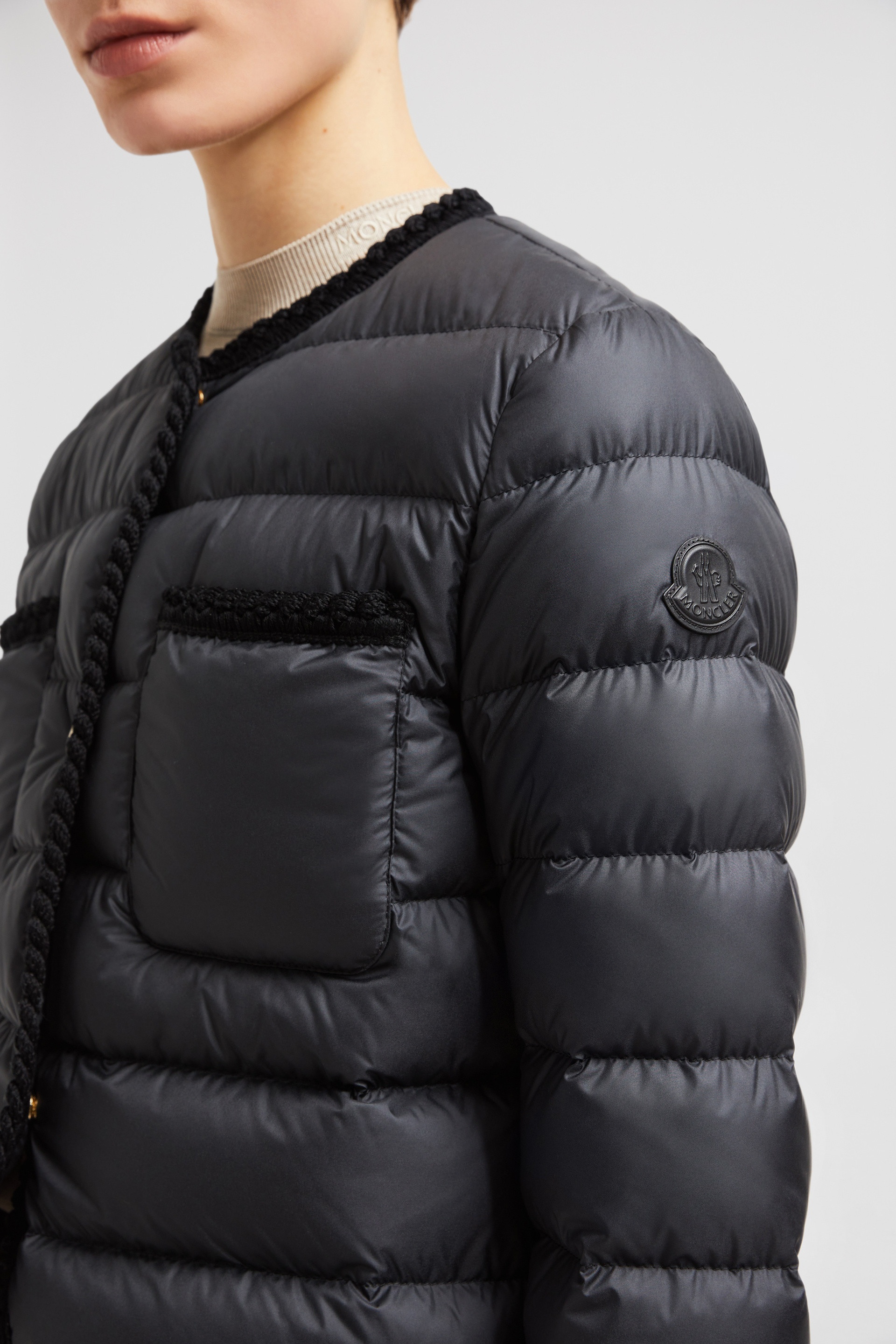 Gencay Braided Trim Short Down Jacket - 6