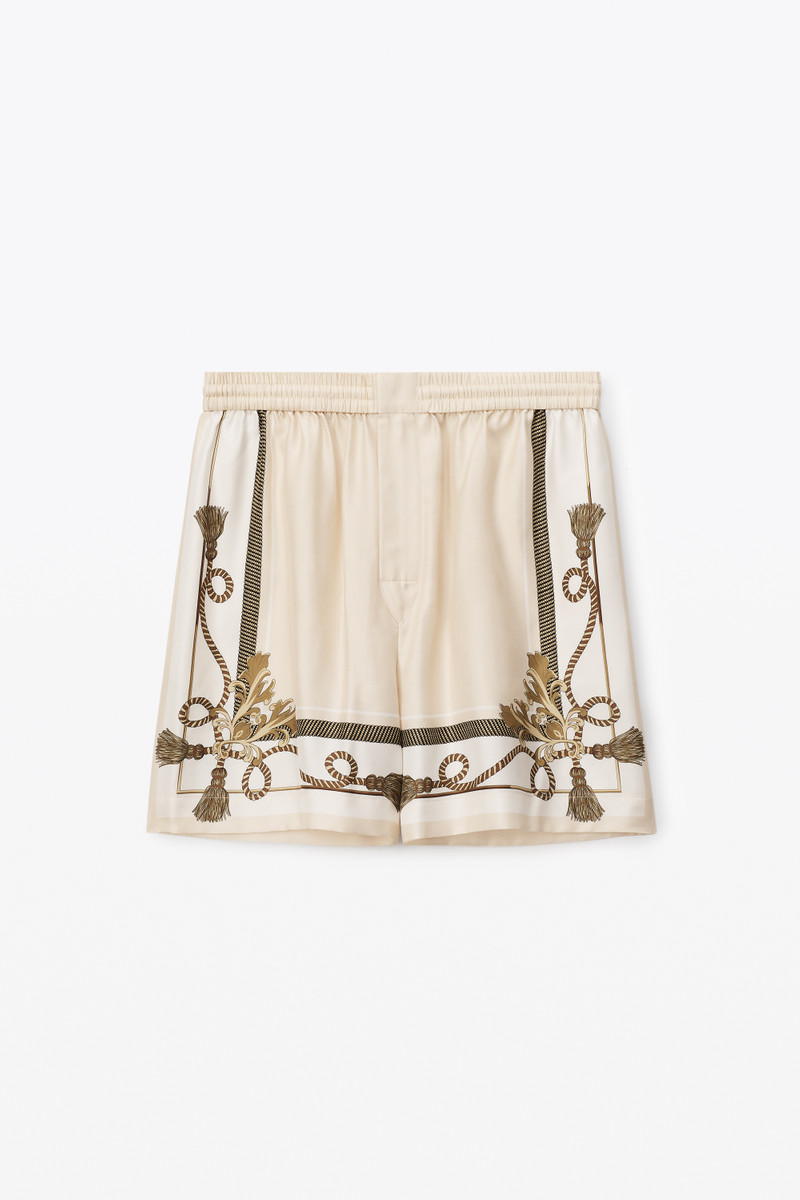 Baroque boxer shorts in silk twill 1