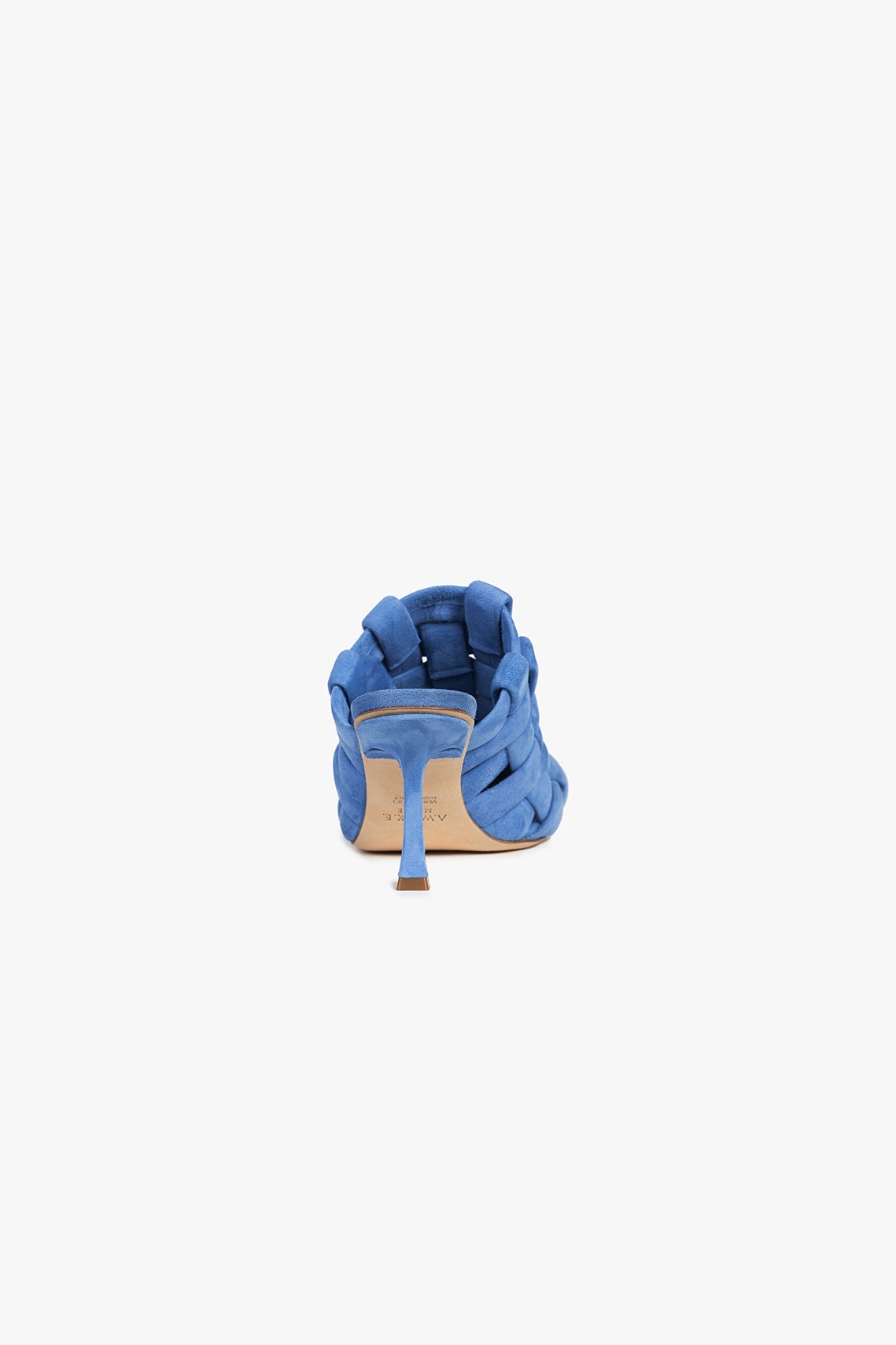 A.W.A.K.E. MODE WILMA CHUBBY HIGH HEEL MULE CORNFLOWER