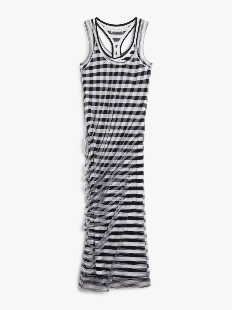 NARO Sleeveless dress with tulle - 1