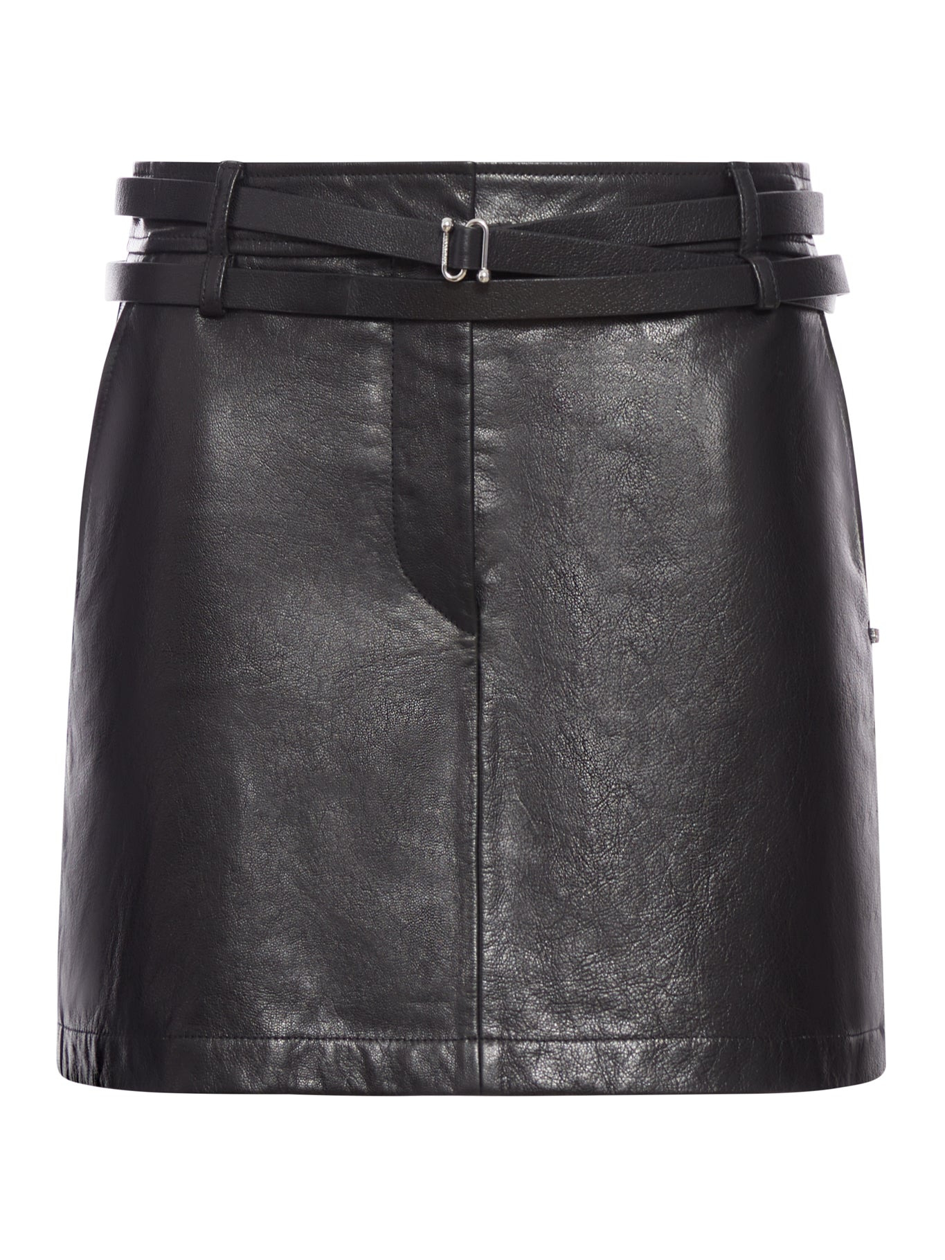 SHORT LEATHER SKIRT - 2