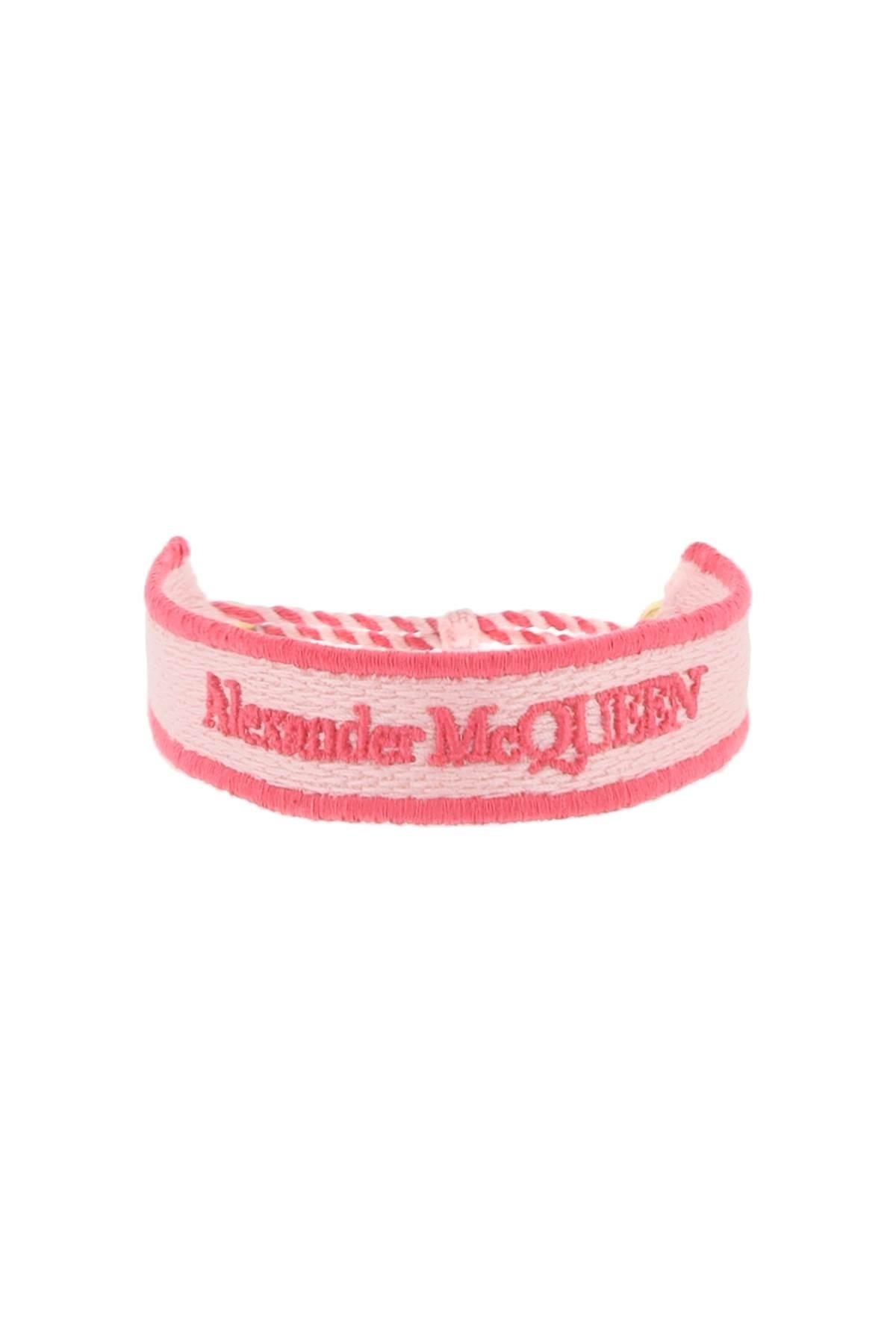 ALEXANDER MCQUEEN - EMBROIDERED BRACELET - 1