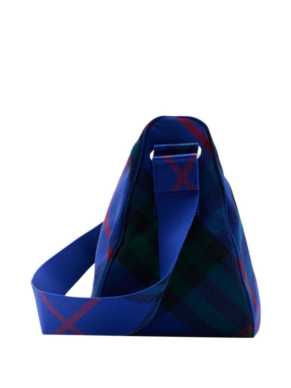 Shield tartan-check shoulder bag - 3