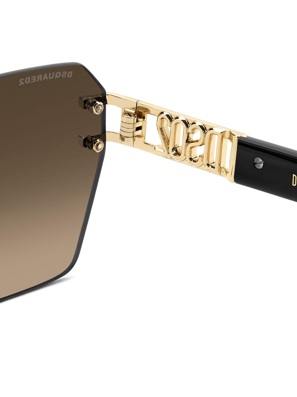 logo geometric sunglasses - 3