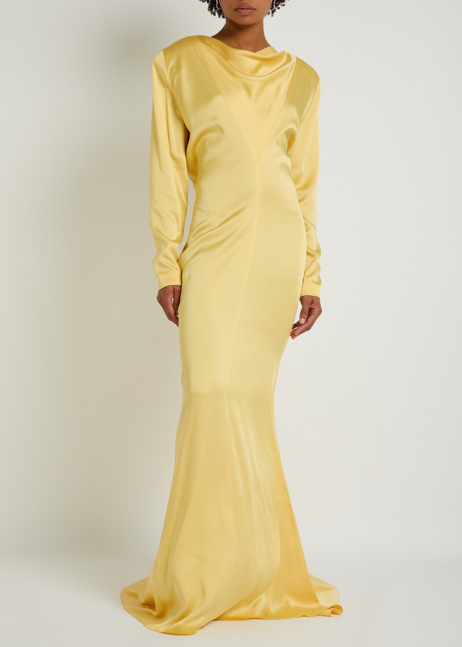Stella Mccartney Draped Satin Gown - 4