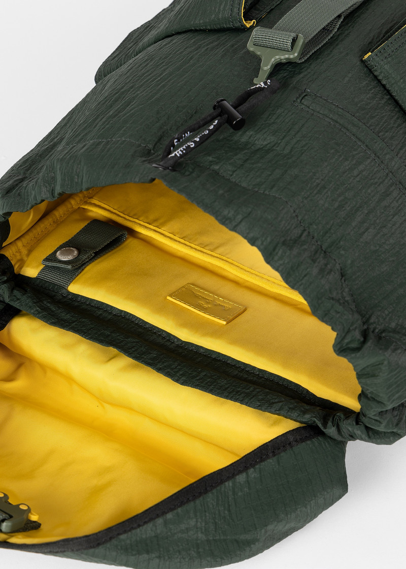 Dark Green Nylon Ripstop Backpack 5