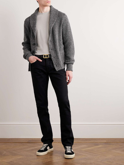 TOM FORD Shawl-Collar Ribbed Cashmere Cardigan outlook